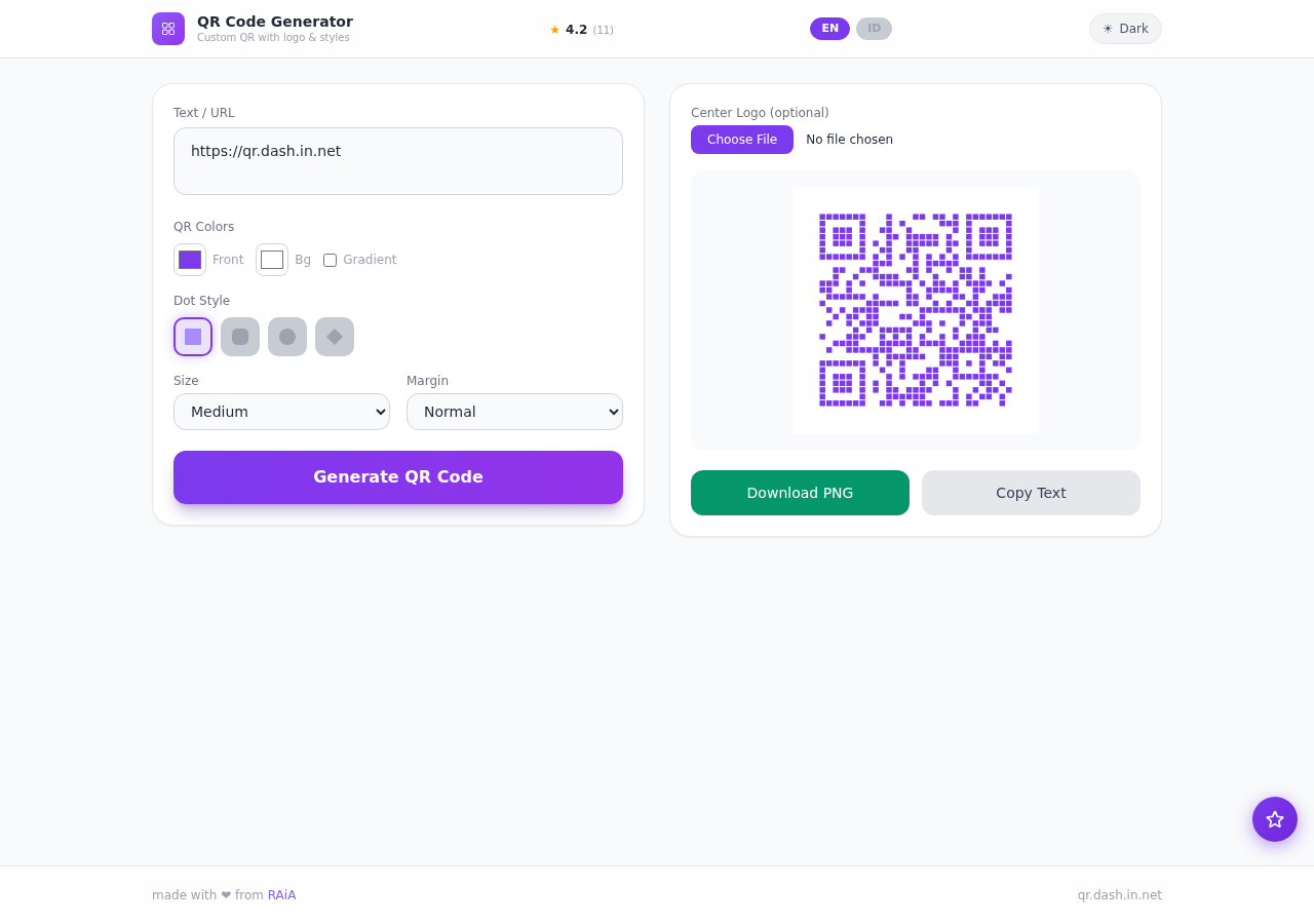 QR Code Generator — Case Study: Membangun Tool Online