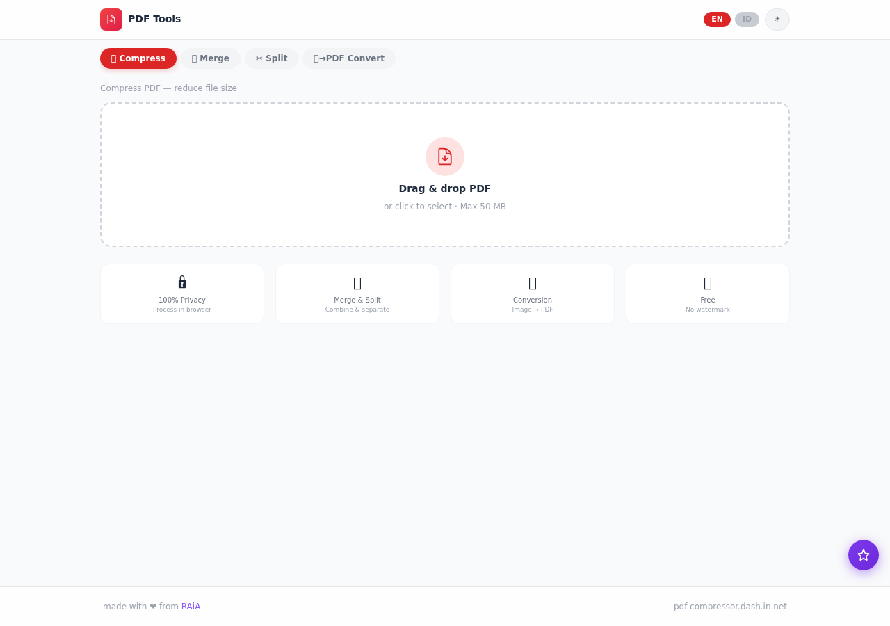 PDF Tools — Case Study: Membangun Tool Online