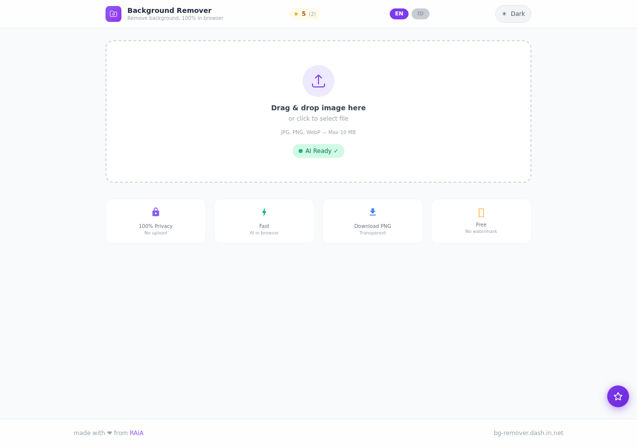 Background Remover — Case Study: Membangun Tool Online